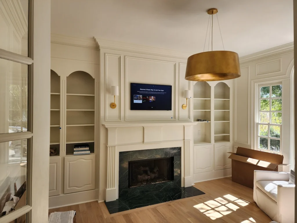 One Connect Box concealed in wall Charlotte installation