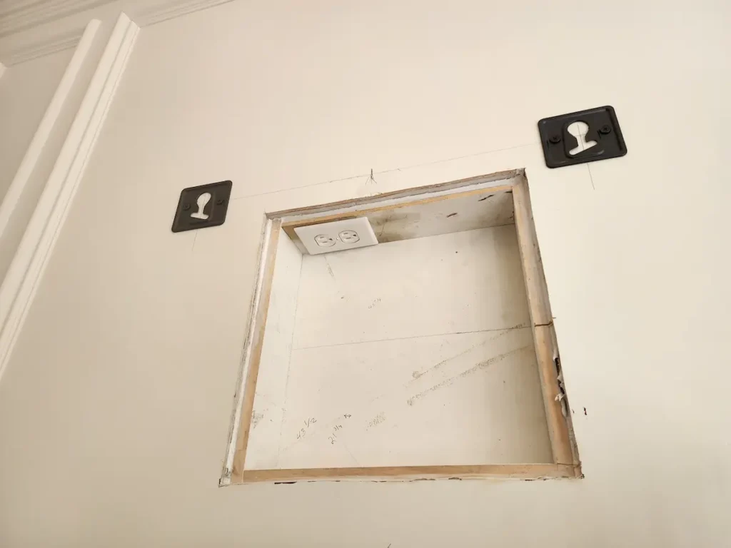 Custom in-wall One Connect Box installation Charlotte NC