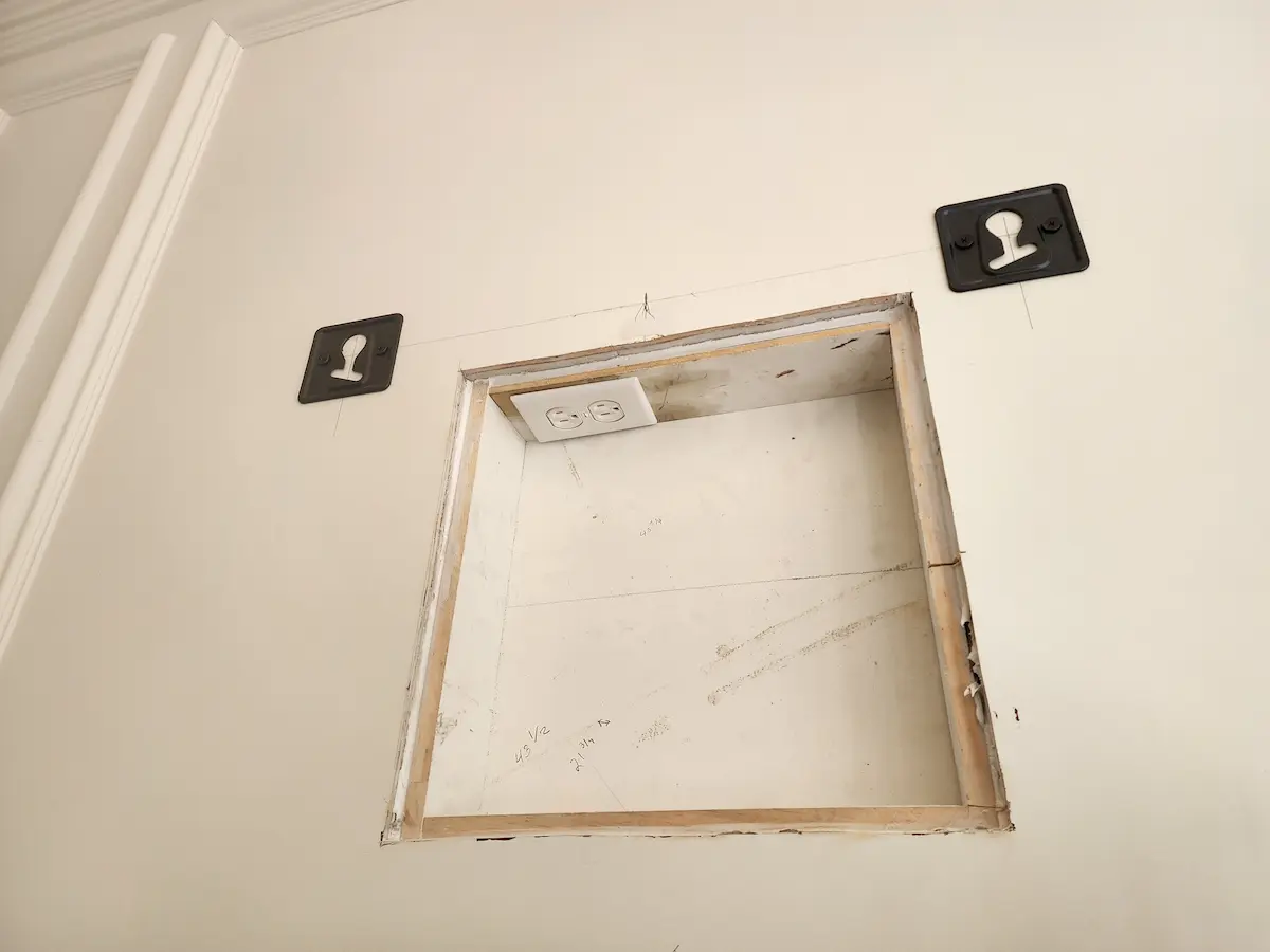 Samsung Frame TV installation Wesley Chapel NC Millbridge One Connect box concealment