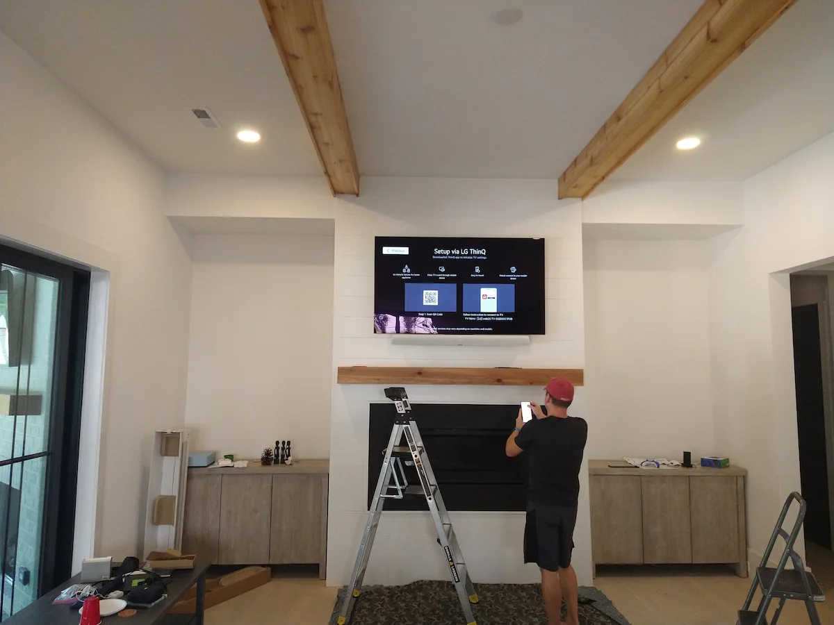 Tv mounting in indian land sc by south charlotte services