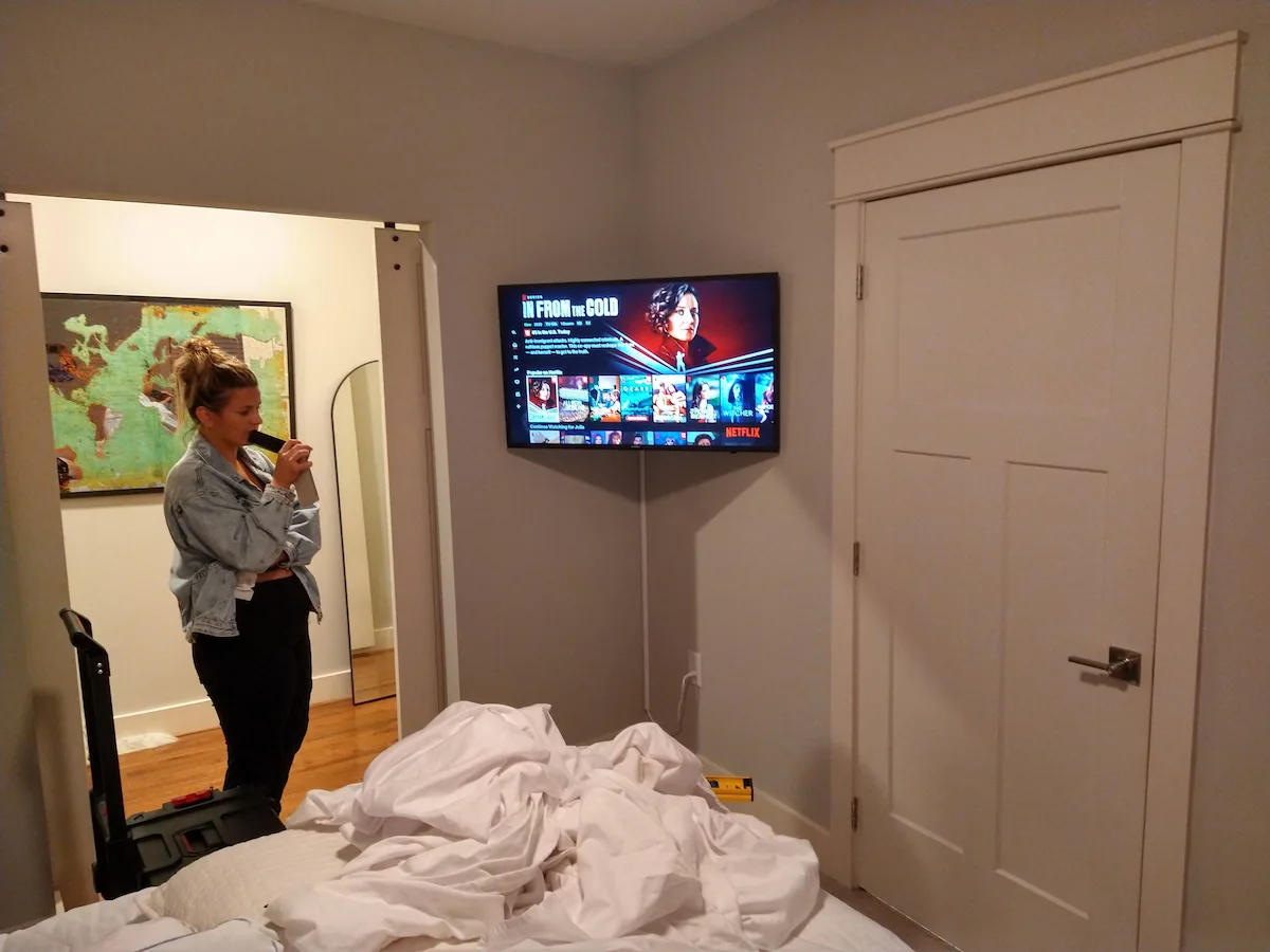 Plaza Midwood neighborhood TV installation