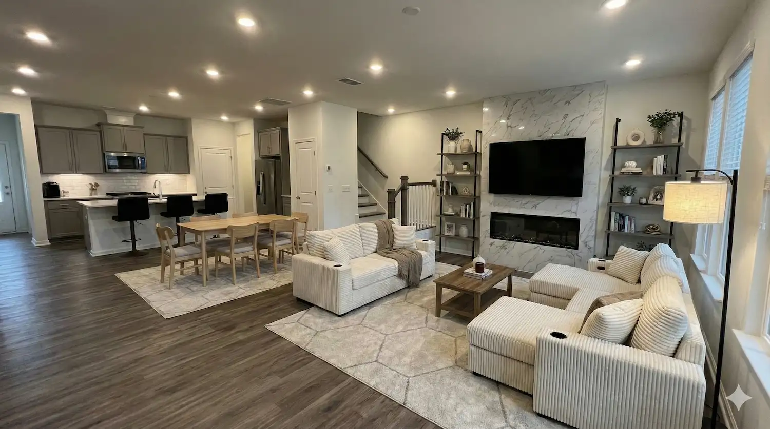 Professional TV wall mount installer providing TV mounting service Charlotte NC
