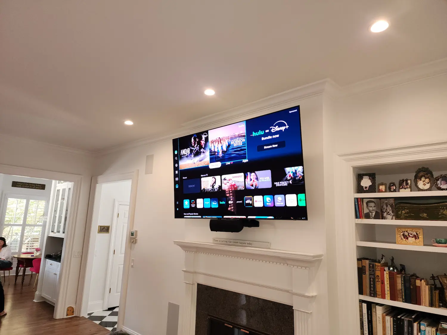 John clay completing same day tv mounting in charlotte nc by south charlotte services