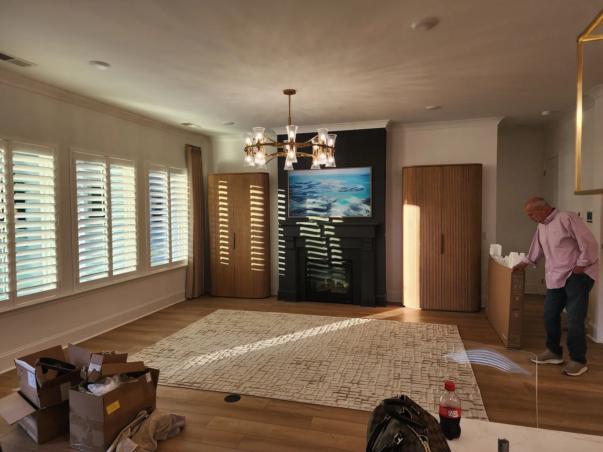 After Samsung Frame TV installation by South Charlotte Services