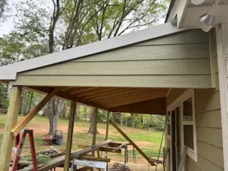 👉 Durring Construction Covered Porches In Charlotte Nc By South Charlotte Services Covered porch under construction in charlotte nc by south charlotte services