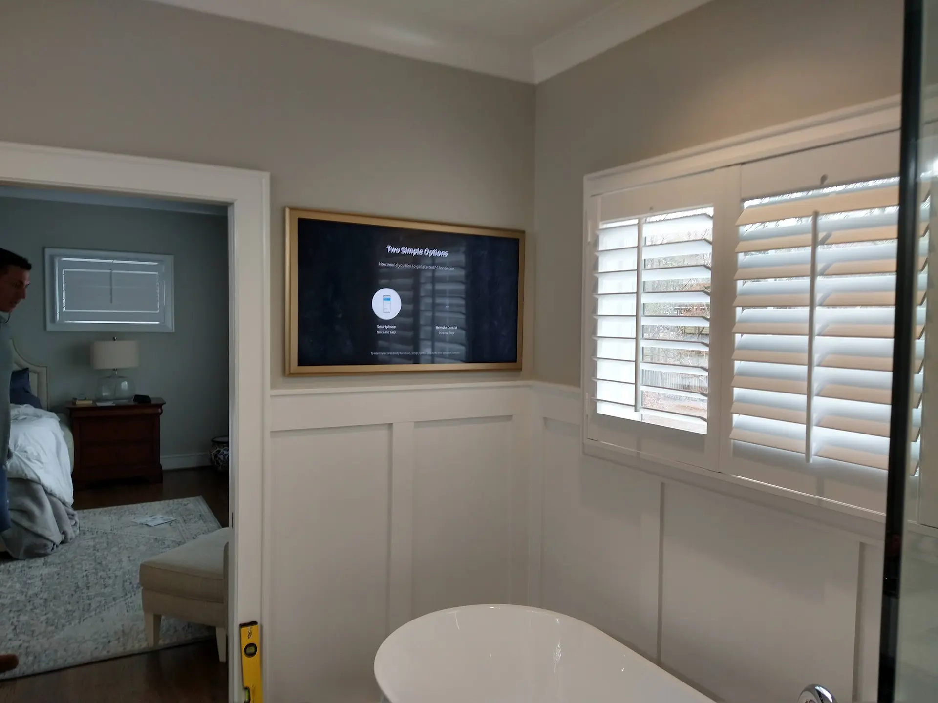 Can you mount a tv in a bathroom? | charlotte homeowner's guide | south charlotte services