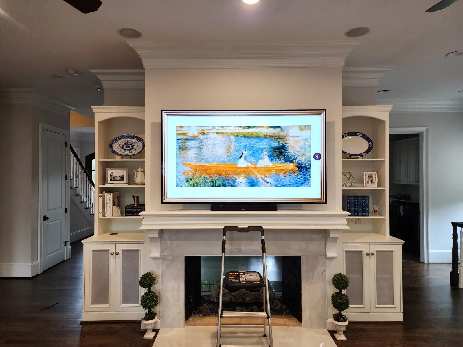 TV mounting installation in Eastover Charlotte NC by South Charlotte Services